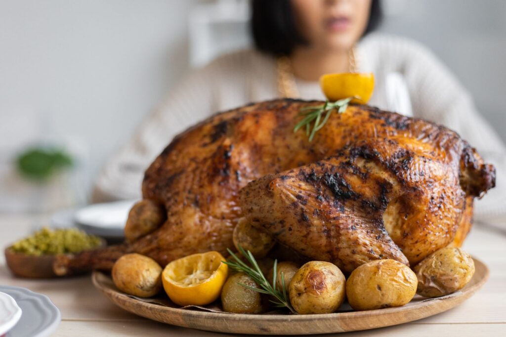 roast turkey platter